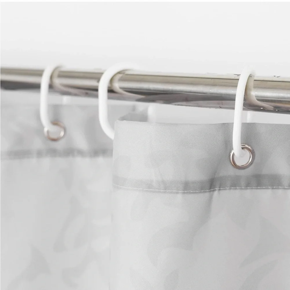 Halloween Shower Curtain Waterproof Fabric with 12 Hooks, 70 x 72 Inch